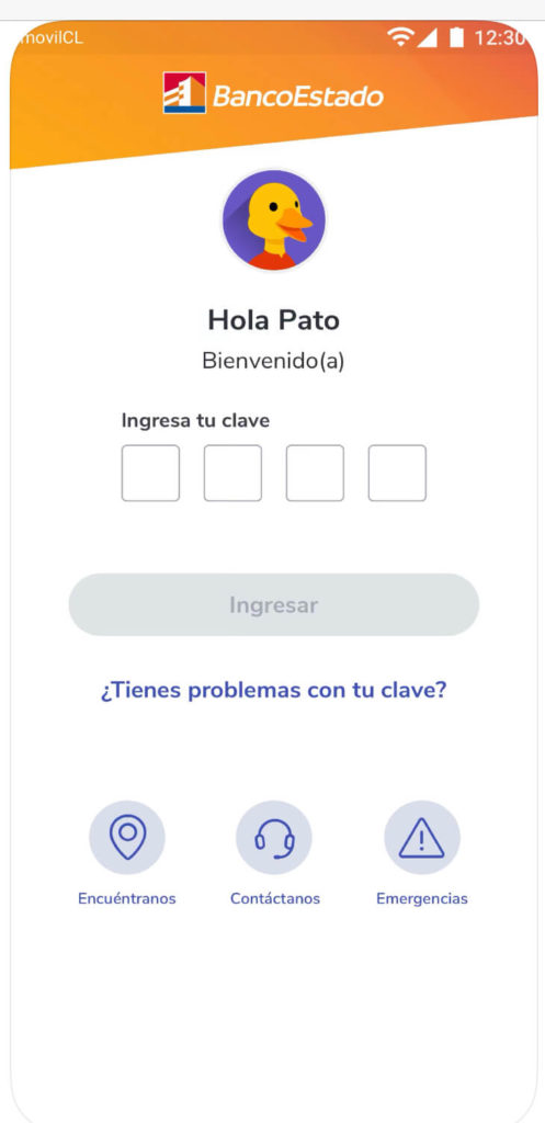 Consultar saldo cuenta RUT por App 2