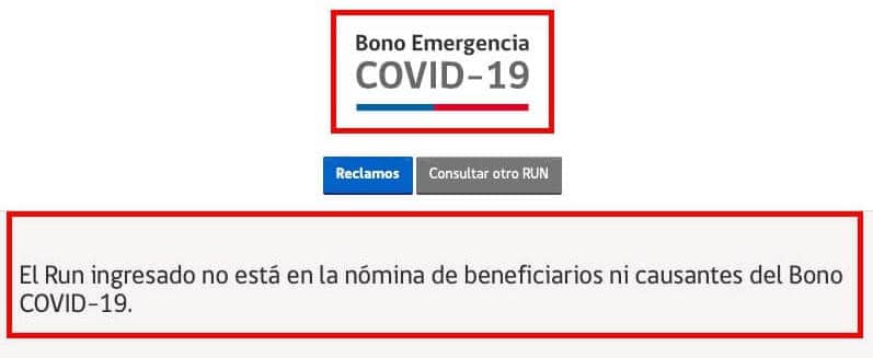 como ver si soy beneficiario del Bono COVID 19paso 3