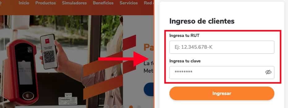 iniciar sesion cuenta rut banco estado