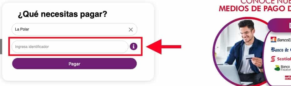 pagar la polar con rut unired