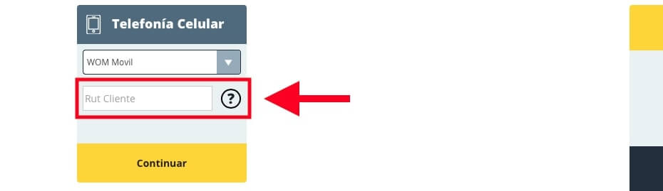 pagar wom con rut servipag