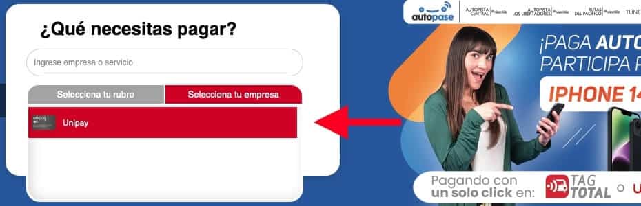 pagar unipay con rut