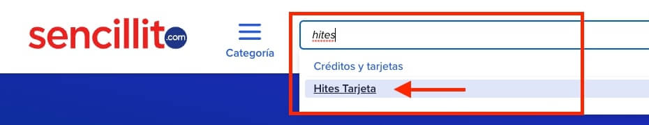 pagar hites en sencillito paso 3