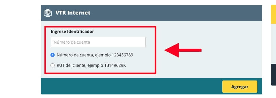 pagar vtr con rut servipag