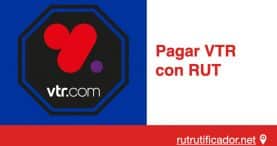Pagar VTR con RUT