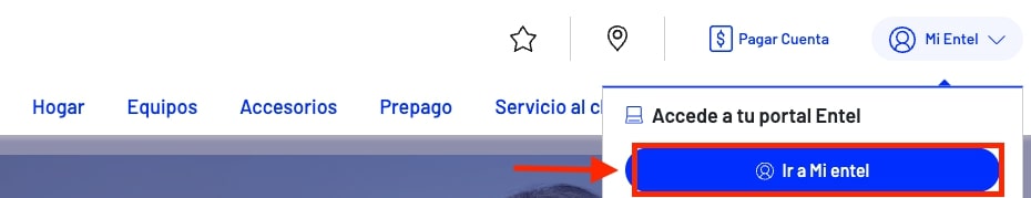 pagar entel por sucursal virtual paso 3