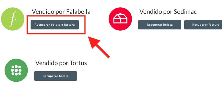 recuperar boleta o factura falabella