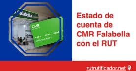 Estado de cuenta de CMR Falabella con el RUT