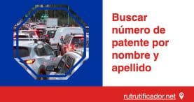 Buscar número de patente por nombre y apellido